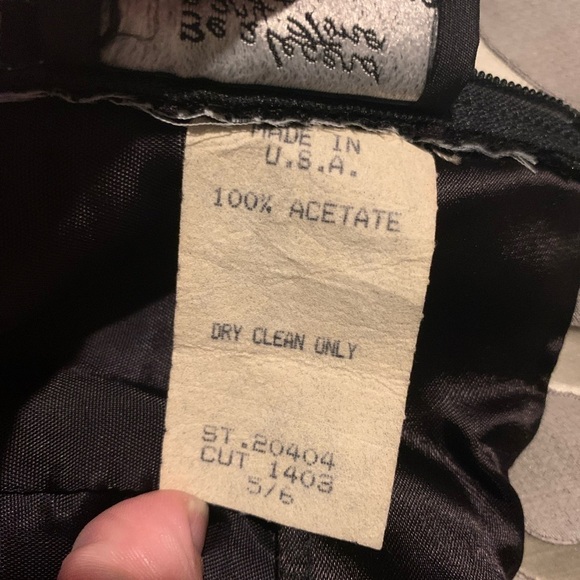 Stunning rare one of a kind 80s Vintage Madonna era Gothic ombré prom dress 5/6 - Picture 6 of 11